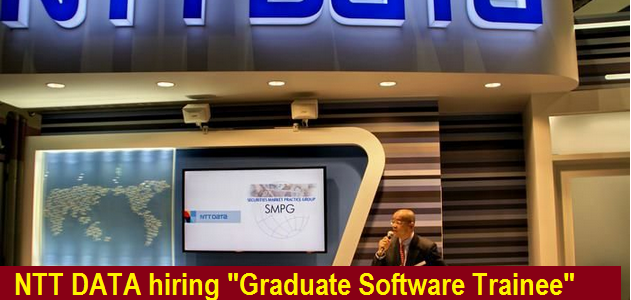 NTT DATA hiring “Graduate Software Trainee” NTT DATA hiring “Graduate Software Trainee”